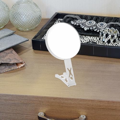 Miroir de maquillage nomade double face grossissant pliable en ABS léger - 6