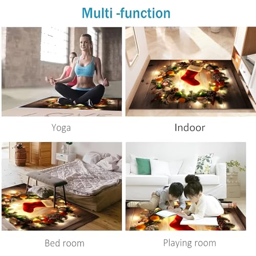 Tapis robuste antidérapant 60x90cm paillasson extérieur lavable