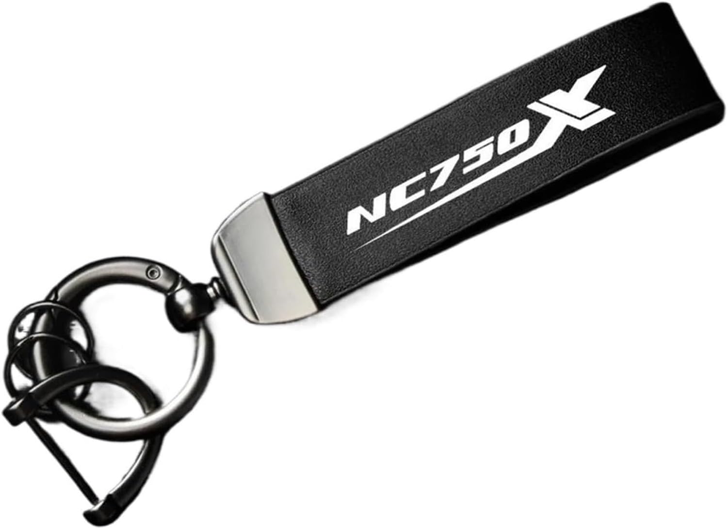 KGAIXN Leather Keychain for NC750X NC 750X 2014-2024 Motorcycle KeyRing Motorcycle Accessories Keychain, Style A