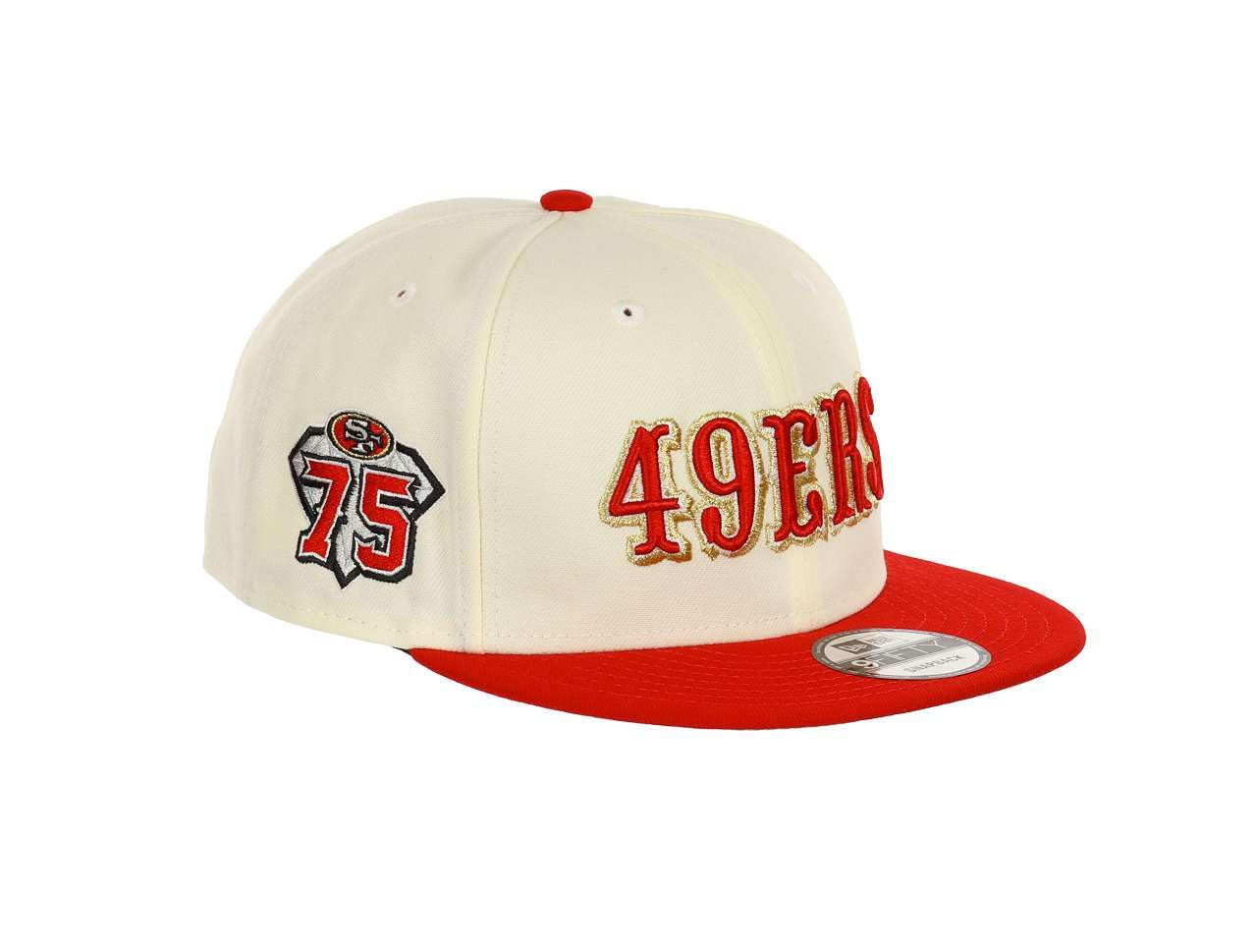 New Era NFL 9Fifty Caps verstellbar Snapback Baseball Kappe gerader Schirm Teamcolour 49ers Bills Steelers