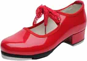 Chaussures De Claquettes Pour Adultes - Cuir Verni, Semelle En Caoutchouc Et Aluminium, Tailles 26-45 EU