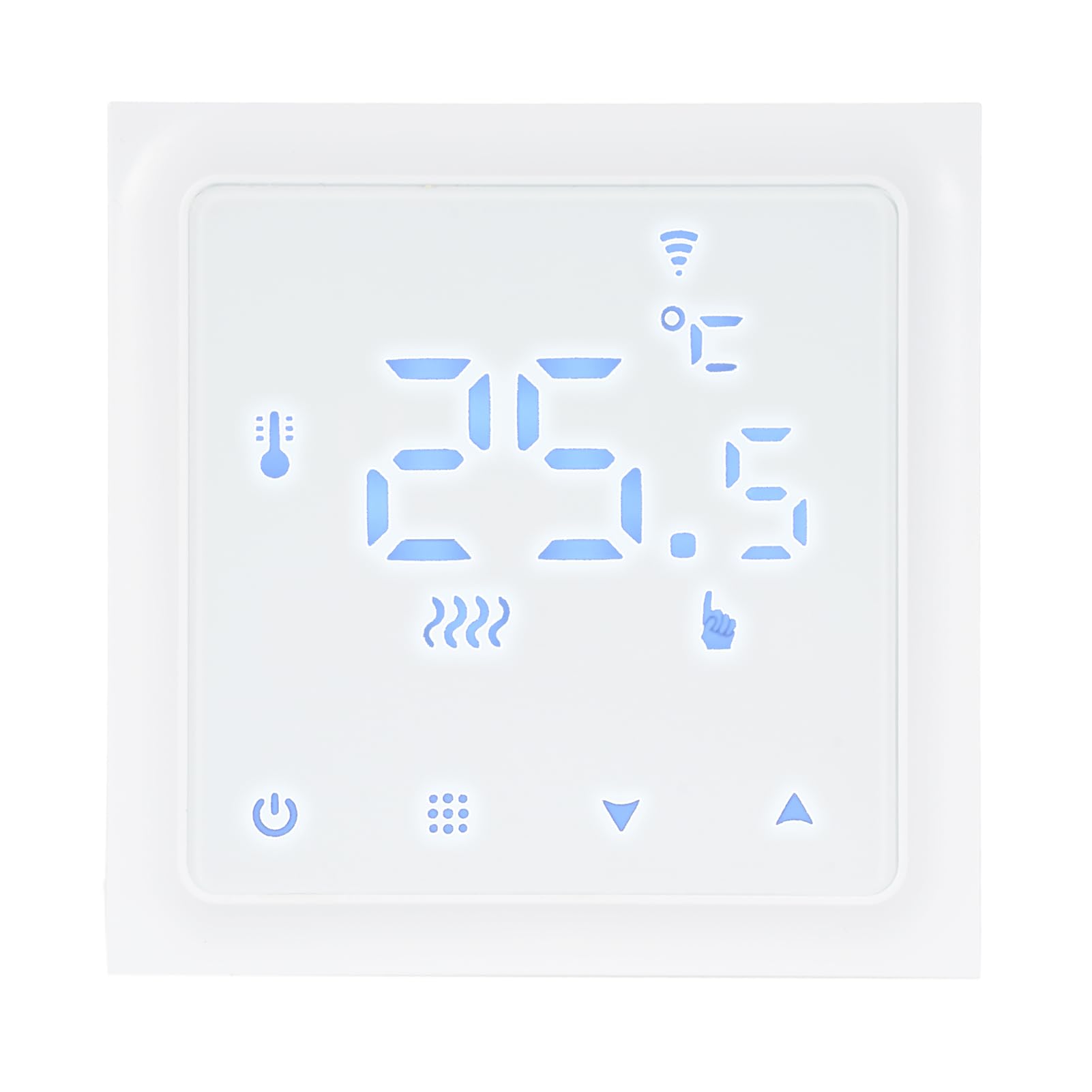 Pissente Termostato Intelligente WiFi Regolatore di Temperatura Touchscreen LCD Programmabile Settimanalmente Da 41 a 95 Fahrenheit Precisione di 0,9 Fahrenheit per Home Office School Hotel