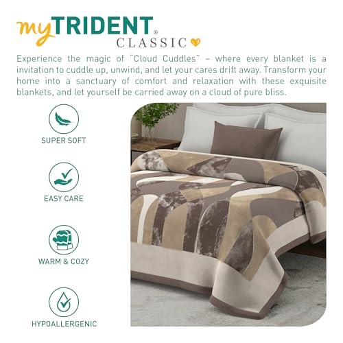 Image of MYTRIDENT Blanket for Winter Double Size, Classic Cloud Cuddle Collection, 4 Kg Blanket Double - Ariana