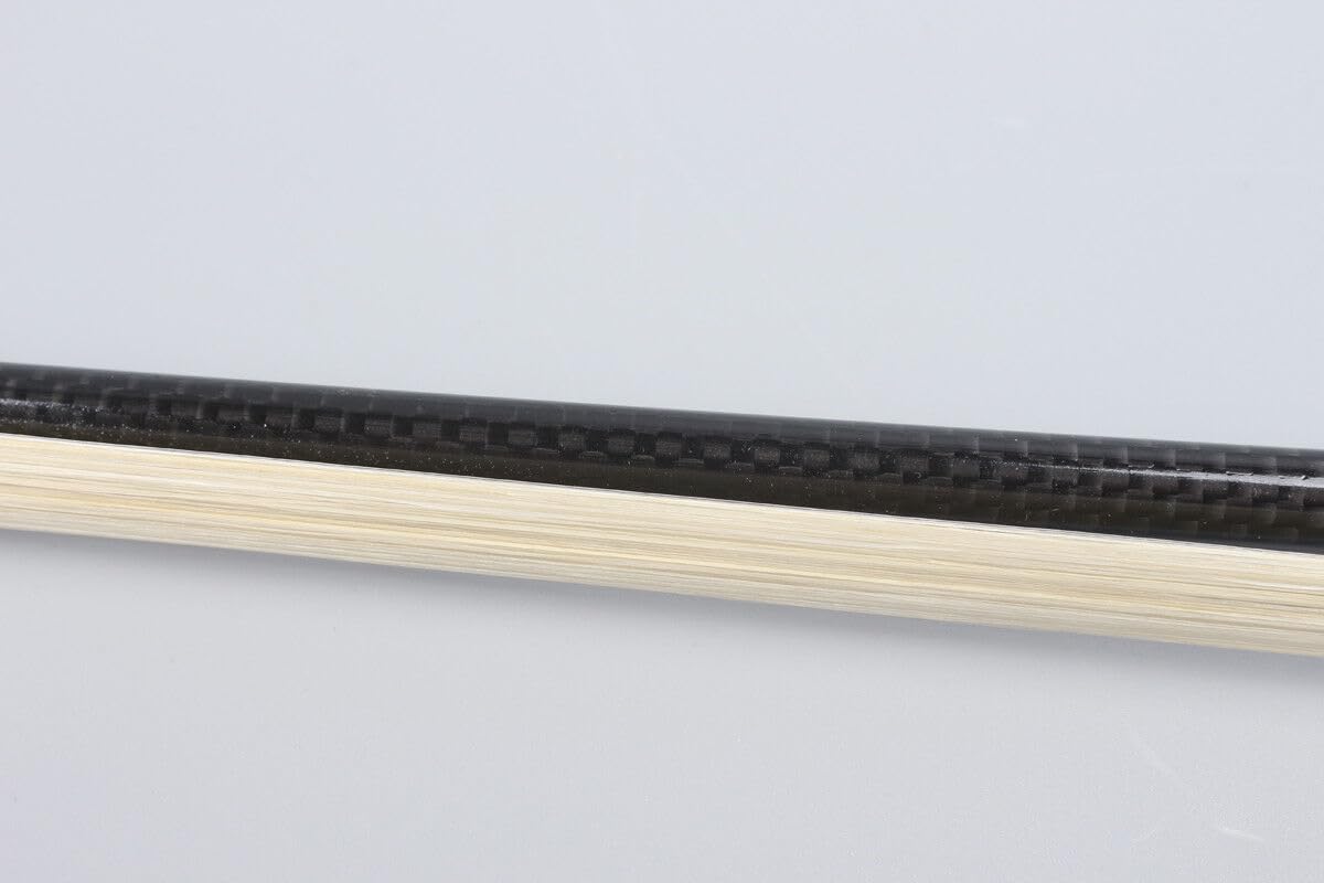 4/4 full size Arco Violino Arco In Fibra di Carbonio Stick Dritto Pernambuco Performance Master Level naturale capelli arco bianco