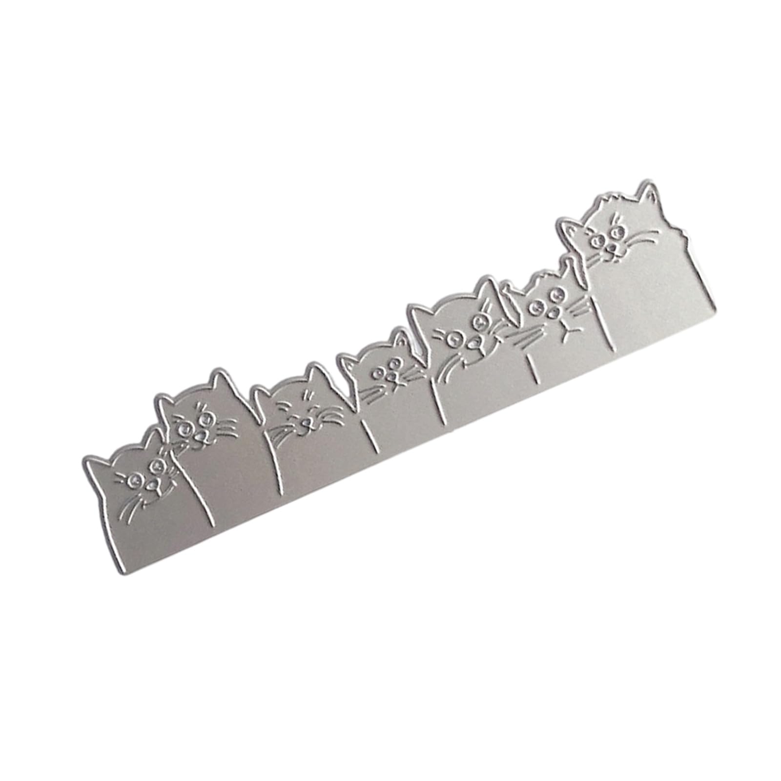 NEWFT Cats Kitten Die Cut Templates Metal Embossing Cutting Dies for Card Making Scrapbooking Journal Bookmarks Photo Album Metal Cutting Dies