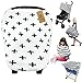 Produktbild iZiv Ultrasoft 4-in-1 Mehrzweck-Baby Stretchy Abdeckung Auto Sitz Baldachin/Krankenpflege Abdeckung/Warenkorb Cover/Infinity Schal Perfektes Geschenk für Baby (Farbe-1)