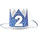 The Golden Swallow 2nd Baby Boy Birthday Crown Headband Prince Party Hat Hairband Photo Prop