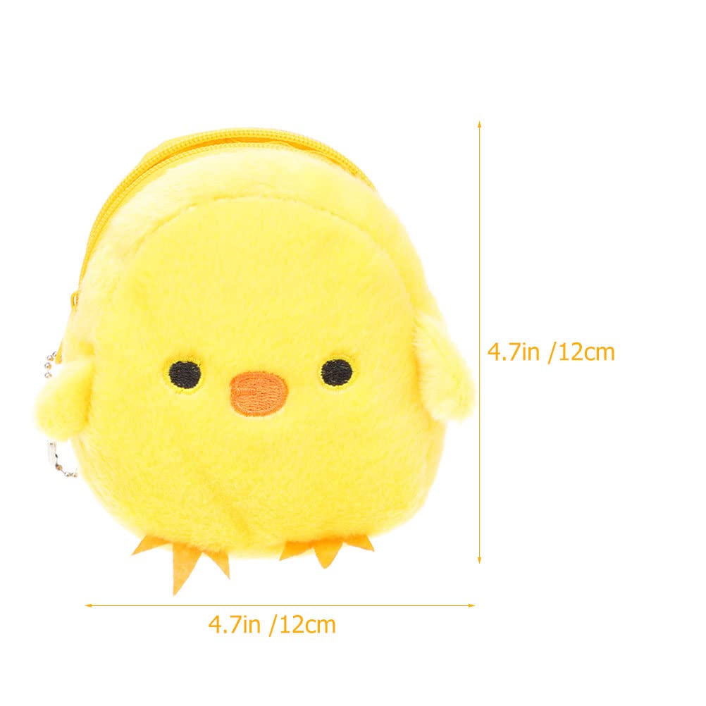 LUOZZY 6 Pcs Small Chicken Bag Lovely Chick Coin Purse Change Bag Easter Party Favors Gifts