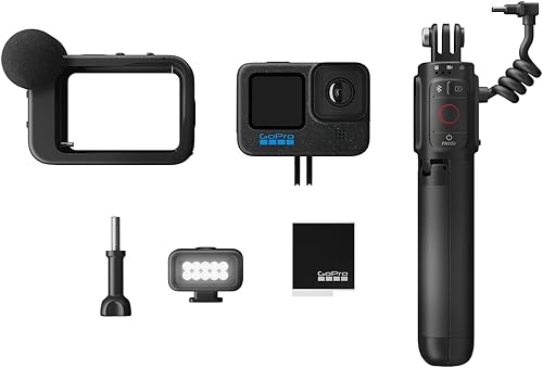 Miniatura 6 de GoPro HERO12 Black Creator Edition incluye HERO12 Black, Volta (agarre de batería, trípode, control remoto), Media Mod, Light Mod, batería Enduro y