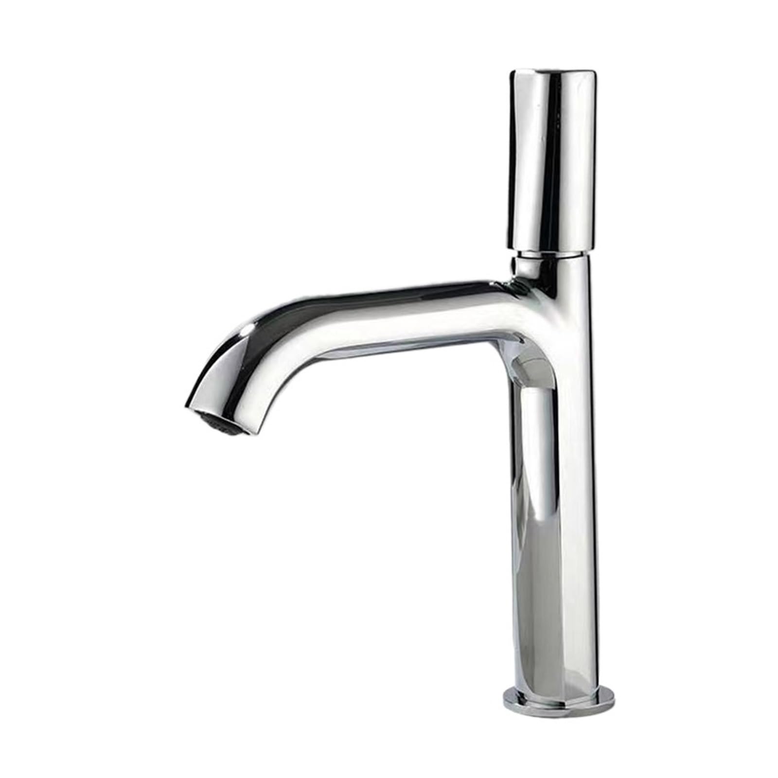 Robinet de lavabo eau chaude et froide en chrome pour salle de bain