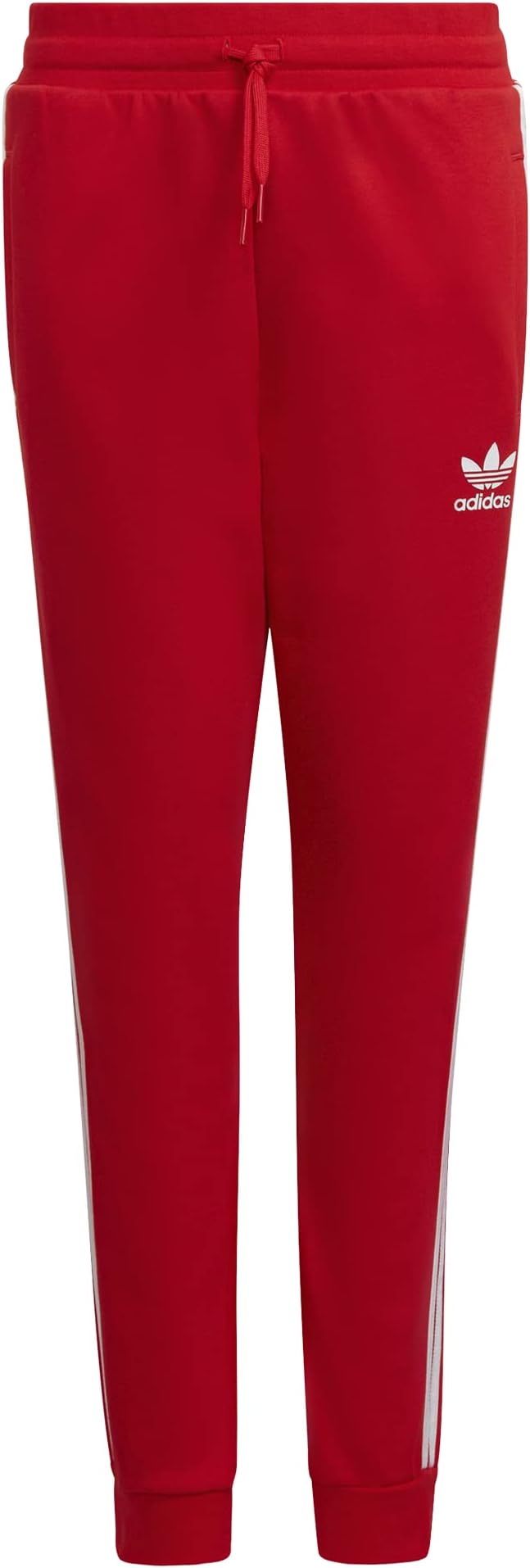 adidas red and white striped pants