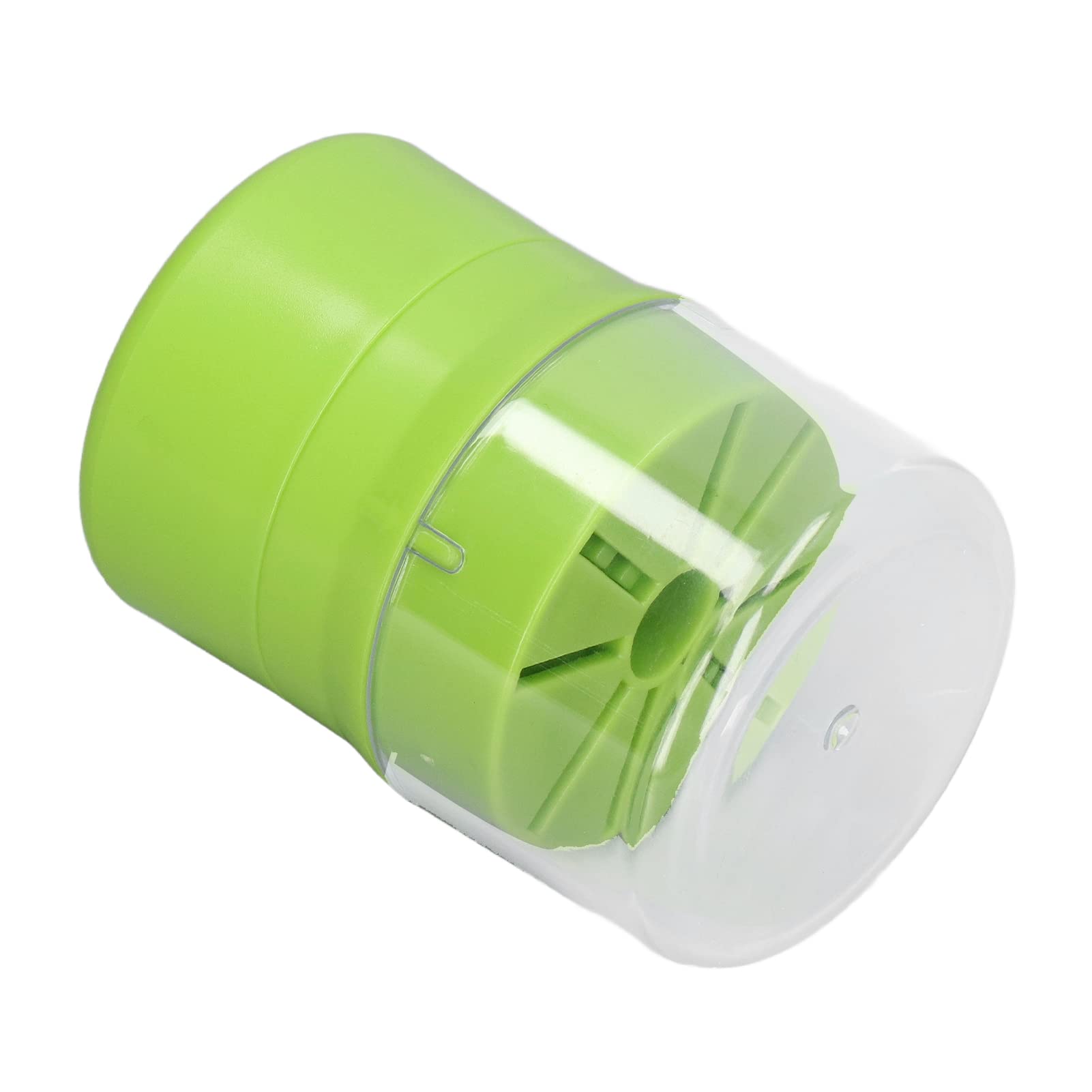 2.8x4.1in Garlic Mincer, Hand Held Masher Crusher, Stainless Steel Blades Portable Small Food Processor Food Chopper With Container for Kitchen Onion Dicer Crusher Garlic Mincer