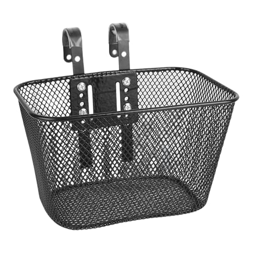 Fahrradkorb vorne - Abnehmbarer Lenkerkorb mit Tragegriff, Abnehmbarer Gepäckkorb aus Metallgeflecht für Damen und Herren, einfache Montage und Transport