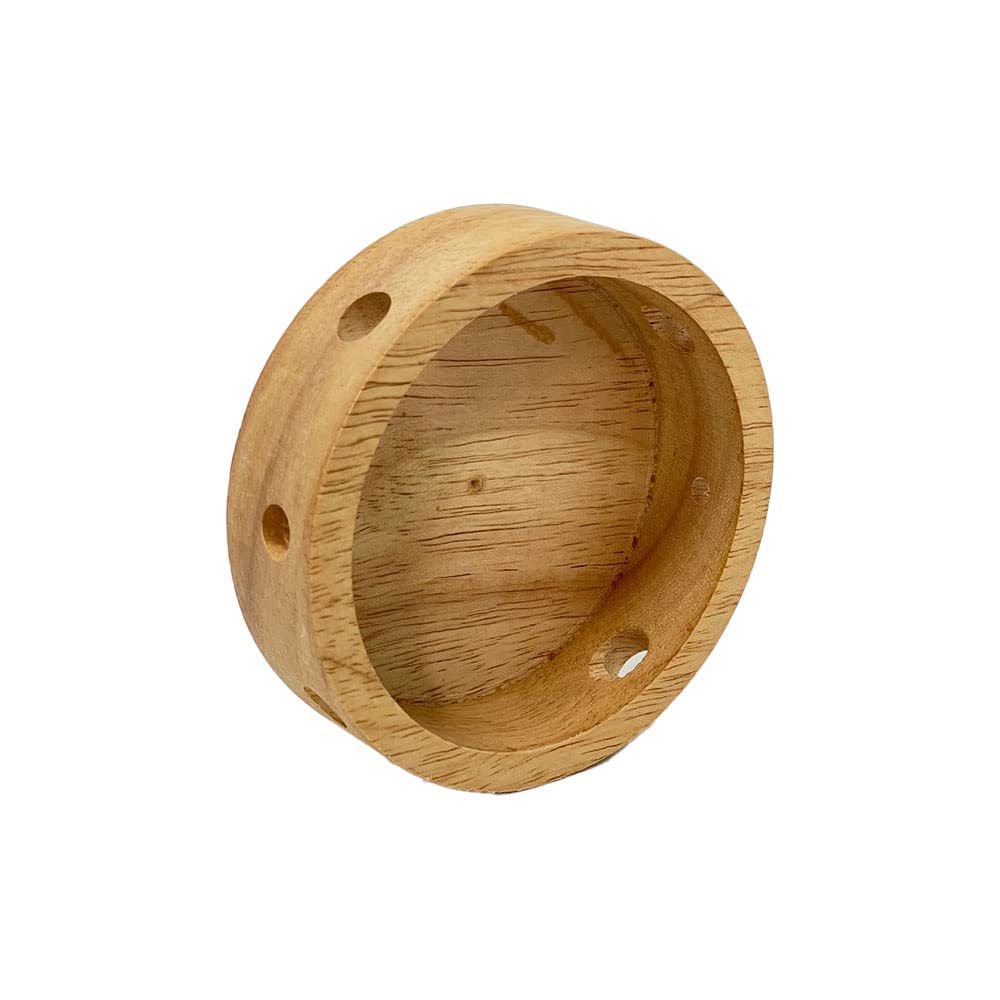 SCATOLA DERIVAZIONE IN LEGNO Ø100MM 4 FORI LATERALI