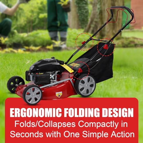 Shulemin Lawn Mower - Folding Design