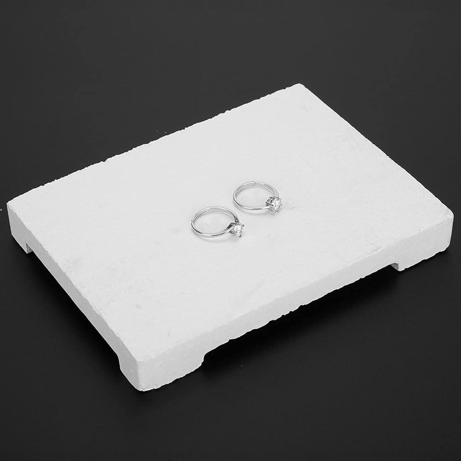 Quartz Soldering Block Jewelry Heat-Resistant Board with Feet
