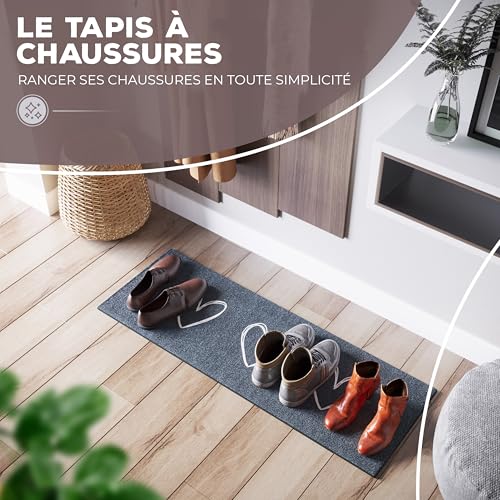 Tapis de propreté antidérapant ElbFuchs 100x35 cm lavable en machine - 3