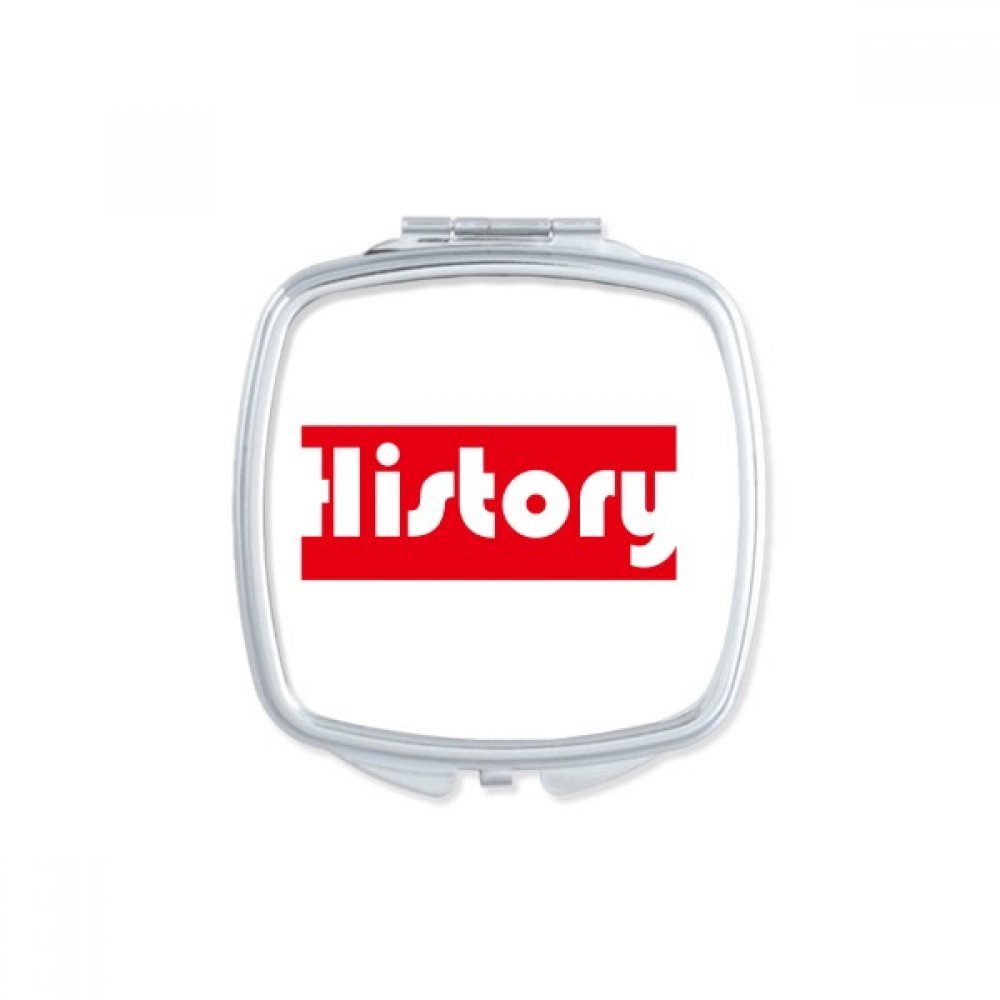 Miroir de poche rouge cours de géographie idéal en voyage et déplacements