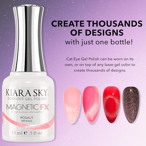 Esmalte Gel Magnético Kiara Sky Rosaly miniatura 4