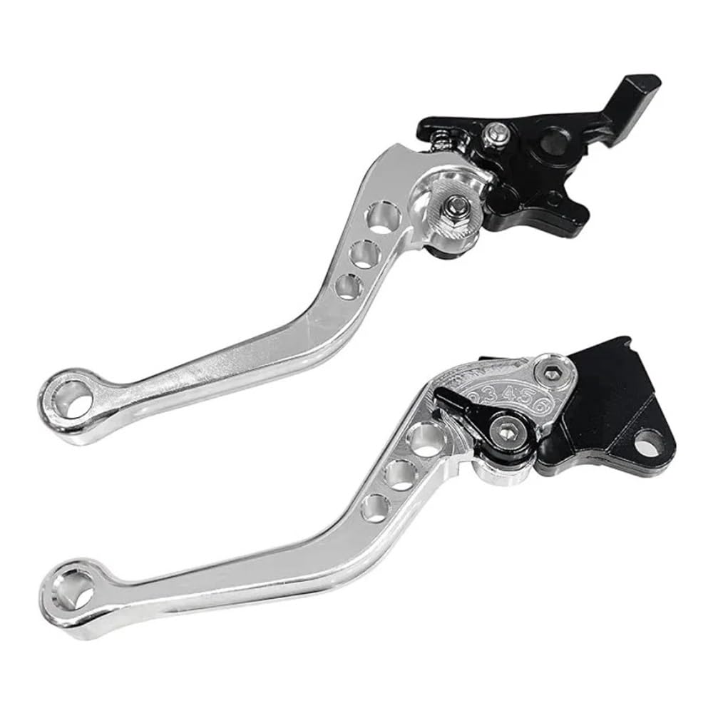 Nhgfdfs Sliver Motorcycle Clutch Brake Lever Universal Motorcycle Clutch Brake Handle Drum Levers For Ho&Nda Accessories Alloy Cnc