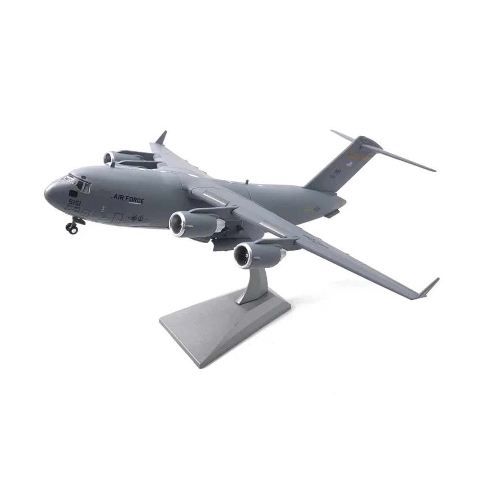 Odlewane zabawki samoloty Stop 1:200 dla C-17 Model samolotu transportowego Akcesoria do samolotów Model z wyświetlaczem Stan Samolot Diecast Model do zbierania i wyświetlania