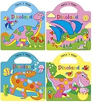 Pinta y pega - Dinoland 8467746254 Book Cover