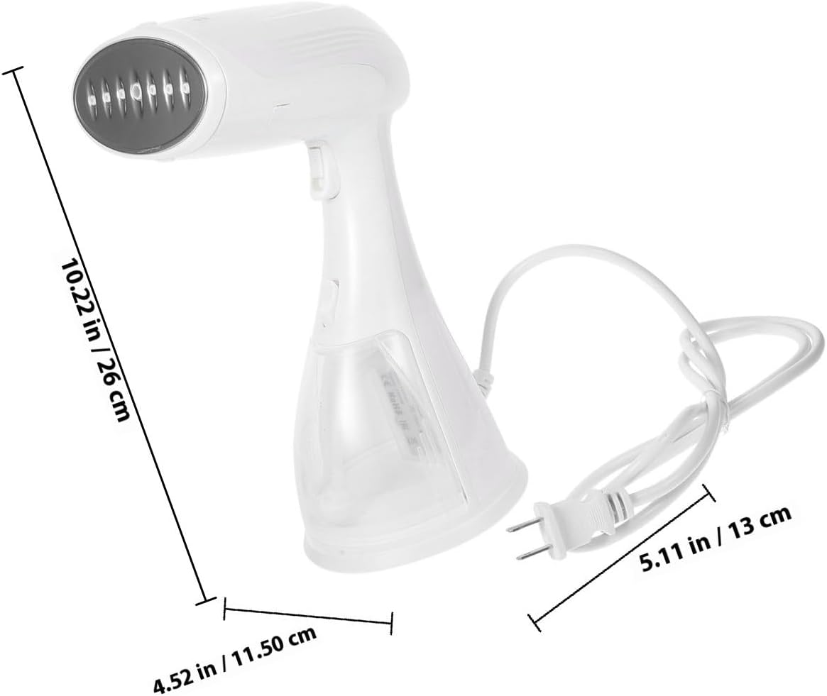 Portable Lightweight Travel Garment Steamer Handheld Electric Steam Iron for Wrinkle Removal Suits Shirts Dresses with Fast Heat-up and Extra Long Cord US Plug