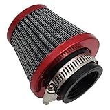 Strongthium Motorcycle Pod 35mm Air Intake Filter Compatible with Coolster TaoTao Sunl Kazuma Apollo Roketa X-pro 50cc 70cc 90cc 110cc 125cc ATV Quad Go Kart Pit Dirt Bike Air Inlet Cleaner Red
