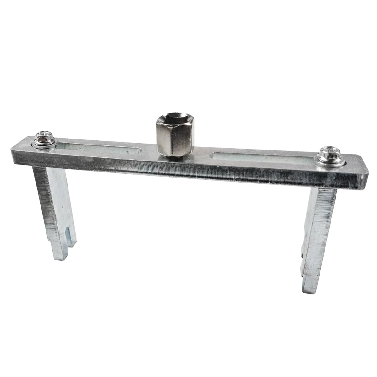 Fuel Pump Removal Tool, Universal Carbon Steel Fuel Tank Lid Cover Remove Spanner, Fuel Pump Lock Ring Tool, 3/8" to 1/2" Adjustable Pump Lid Tank Cover Wrench (Right-angle)