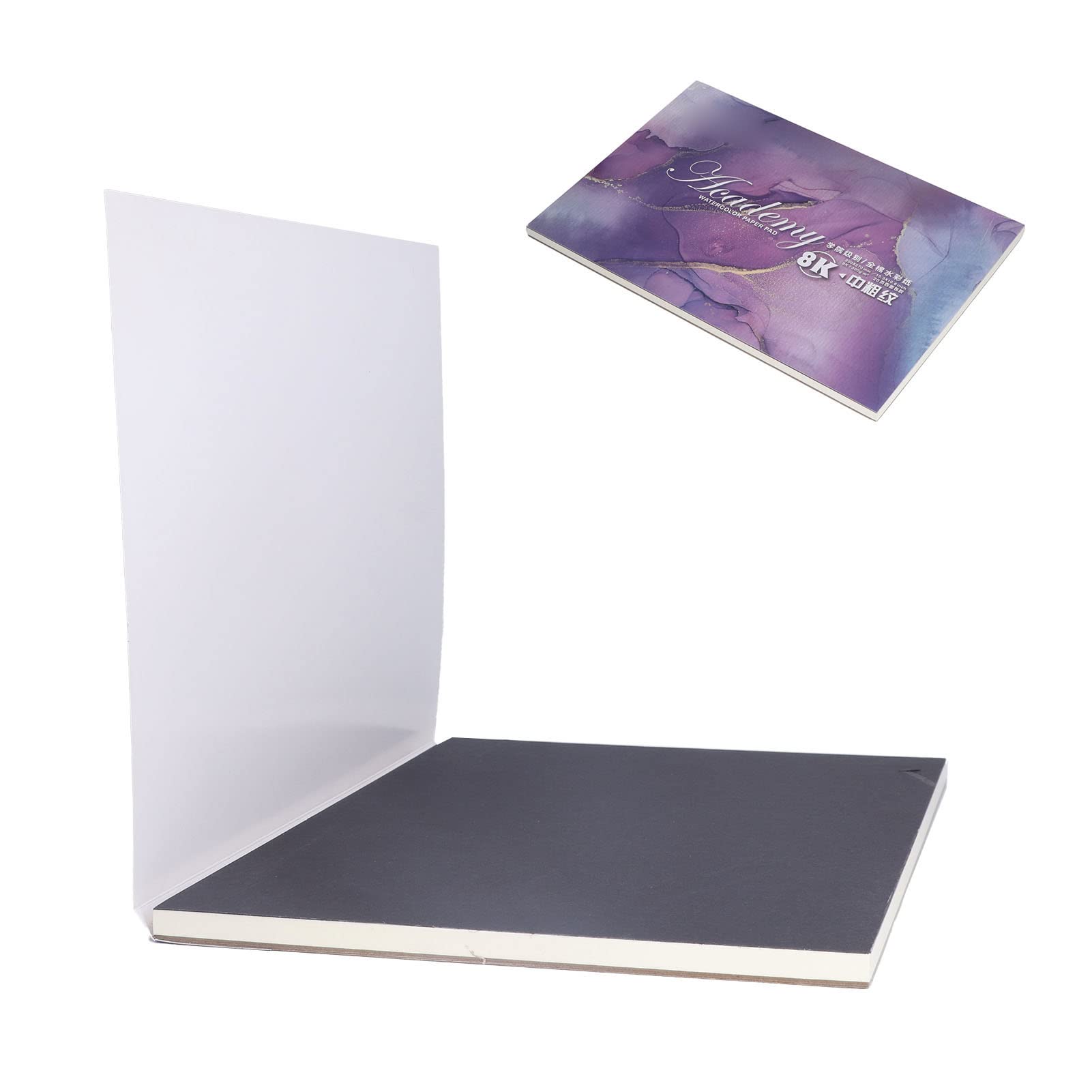 Changor Papier Aquarelle à Grain Moyen épais, Durable, à Absorption Rapide, pour Artistes et Professionnels, adapté à les Supports, 1 X Paquet