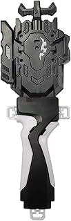 Launcher and Grip,Sparking Left&Right L/R Two-Way Launcher Compatible with All Bey Burst Series Bey Battling (Black)