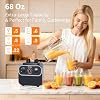 Licuadora Profesional Comercial OSTBA 1600W para Cocina, Licuadora de Smoothies de Mostrador de Uso Pesado, Gran Capacidad de 68oz, Control de 10 Velocidades, Cuchillas de 6 Hojas para Triturar Hielo y Fruta Congelada, Sin BPA 8