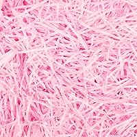 50g Raffia Füllmaterial Geschenk Hamper Shred Geschreddertes Papier Geschenk Füllung für Party Hamper Füllung und Geschenkverpackung für Geschenkbox Dekorations (Rosa)