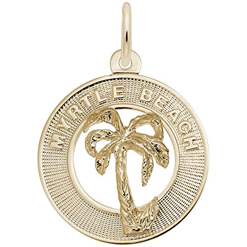 Gold Plated Myrtle Beach Charm