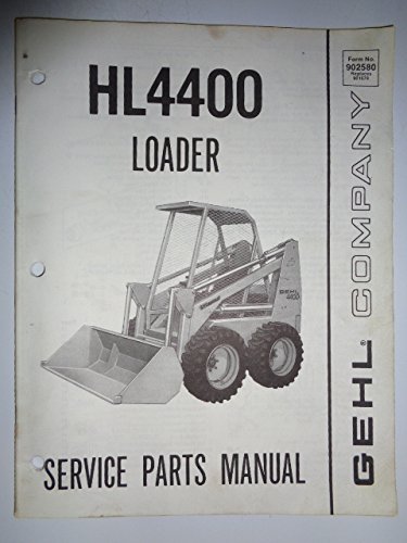 Gehl HL4400 Skid Steer Loader Parts Manual