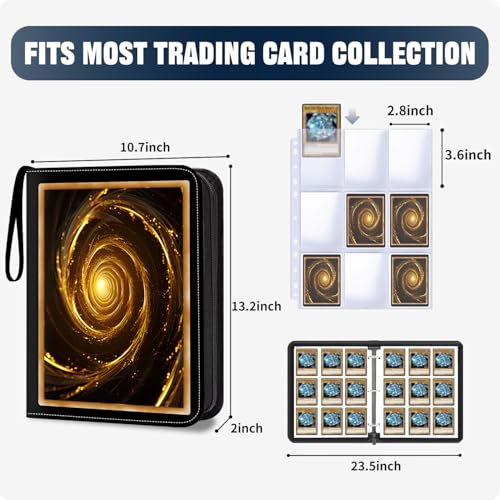 Lomoneh HY04YXW-YXW-900 Trading Card Binder For Yugioh Cards- 9 Pocket thumb #1
