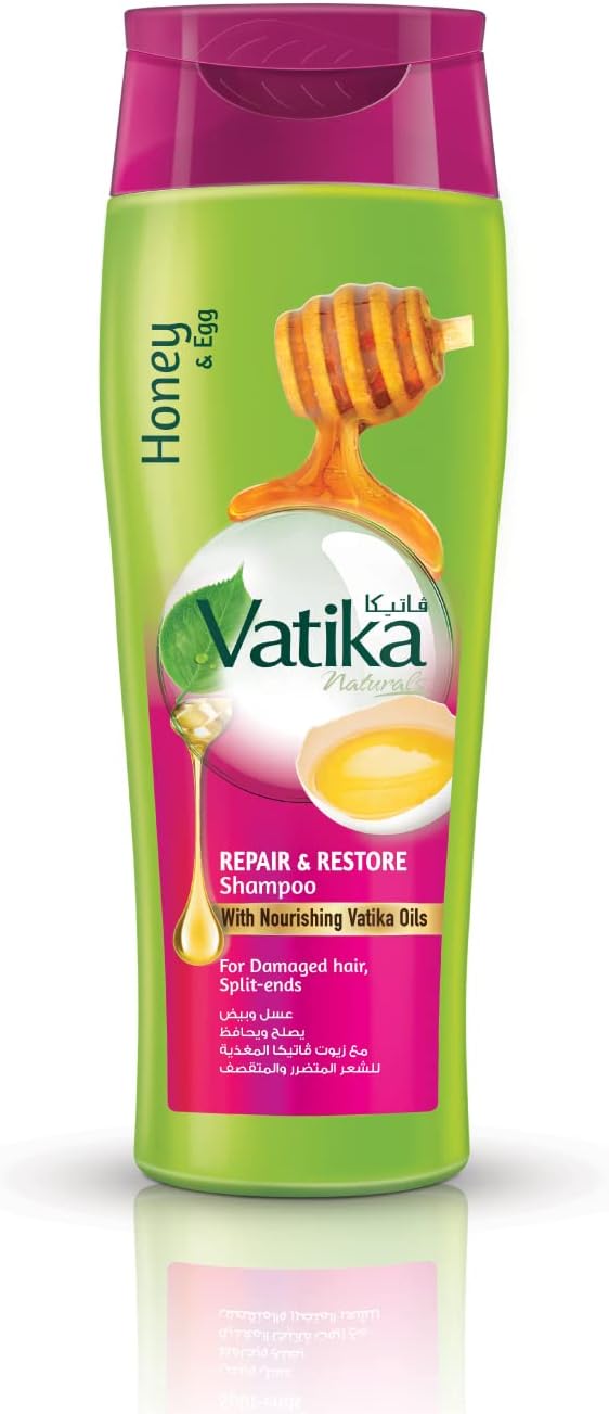 Amazon.co.jp Vatika Shampoo Repair and Restore, 400ml Beauty