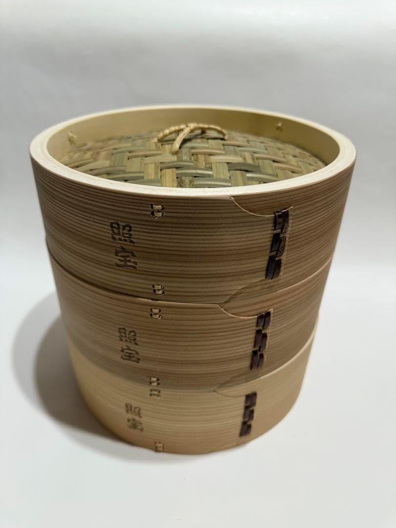 杉上蒸籠２４センチ２段・蒸し板セット 楽天市場】杉 中華せいろ 24cm 2段 セット 蓋付き 蒸籠 蒸篭