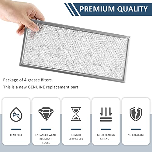 Image of Fits for Whirlpool W10208631A Microwave Grease Filter (8 Pack)