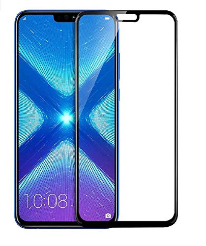 Image of DD SON Premium HD+ Tempered Glass Screen Protector Guard Compatible For Honor 8X | Edge to Edge Coverage With Easy installation kit for Smartphone