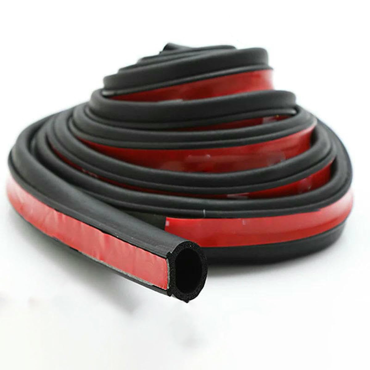 Yfshc 8M Small D 2/4/8M Car Door Seal Strip Auto Rubber Seal D Z P Type Noise Insulation Anti-Dust Soundproof Sealing Strips Interior Accessories