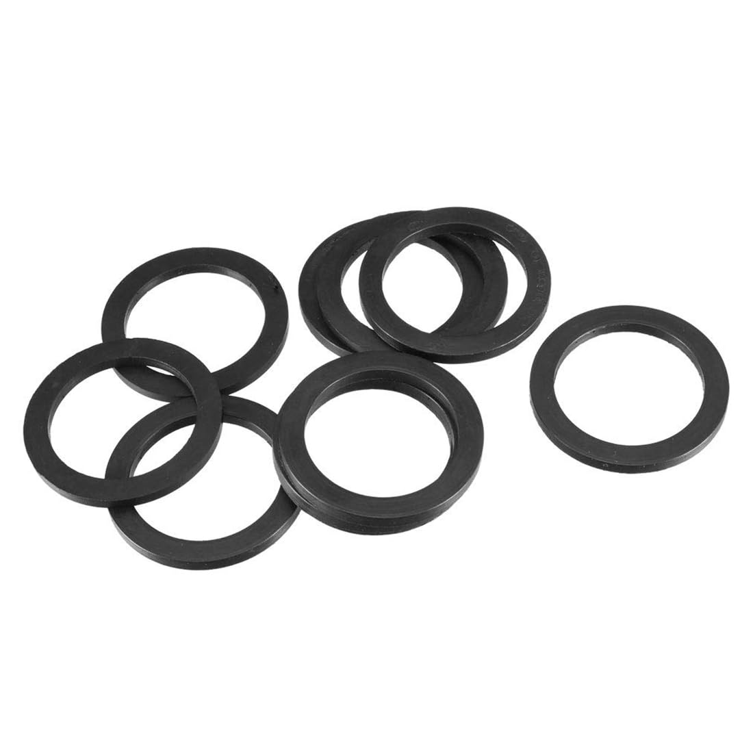 ROWORKX Rubber Flat Washers 39mm OD 30mm ID 3mm Thick for Faucet Pipe 10Pcs