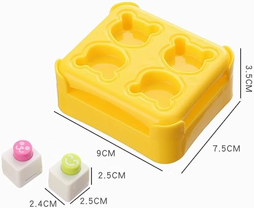 Miniatura 2 de Moldes de bolas de arroz para niños, moldes de sushi para moldear arroz, moldes de onigiri, molde de repujado de sushi, accesorios de caja bento,