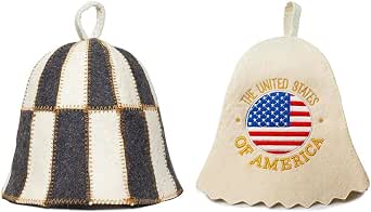 ASKOLD Wool Sauna Hat With Oligarch Embroidery – Finnish-Style Banya Hat For Men, Felt Sauna Cap To Keep Your Head Cool-943767