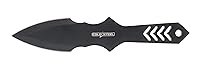 Vista 2 de Cold Steel Cuchillo de lanzamiento de 8.0 pulgadas con funda de nailon, punta de lanza, 3 unidades, color negro