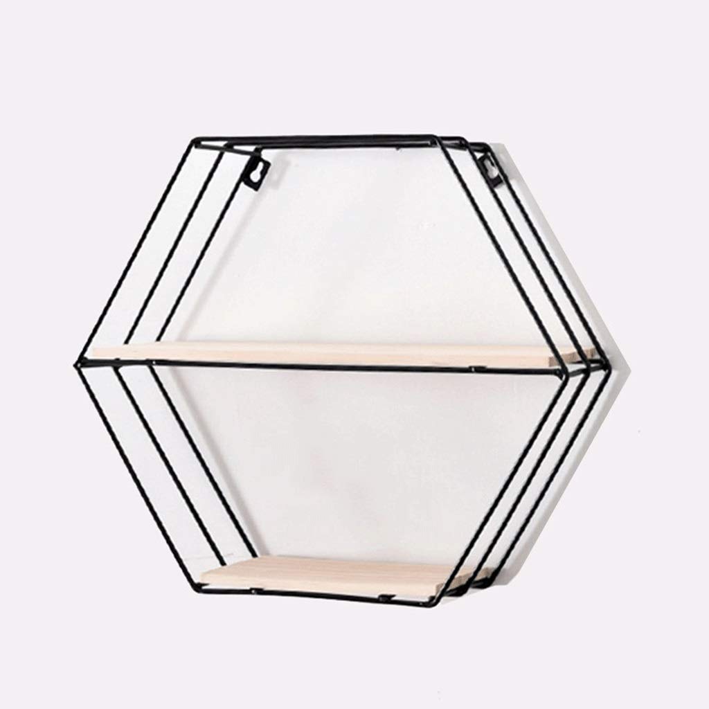 Étagère murale décorative pour chambre à coucher et salon style vintage