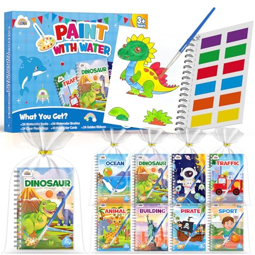 Image of ZMLM 24 Pack Coloring Books - Birthday Party Favors for Kids 4-8 Craft Gift