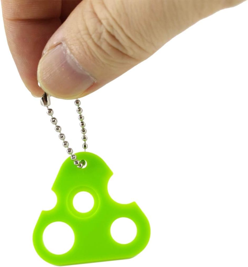 3 Count Essential Oil Roller Bottle Opener (Green), Essential Oil Key Tool For Easily Remove Roller Balls and Caps On Most Bottles