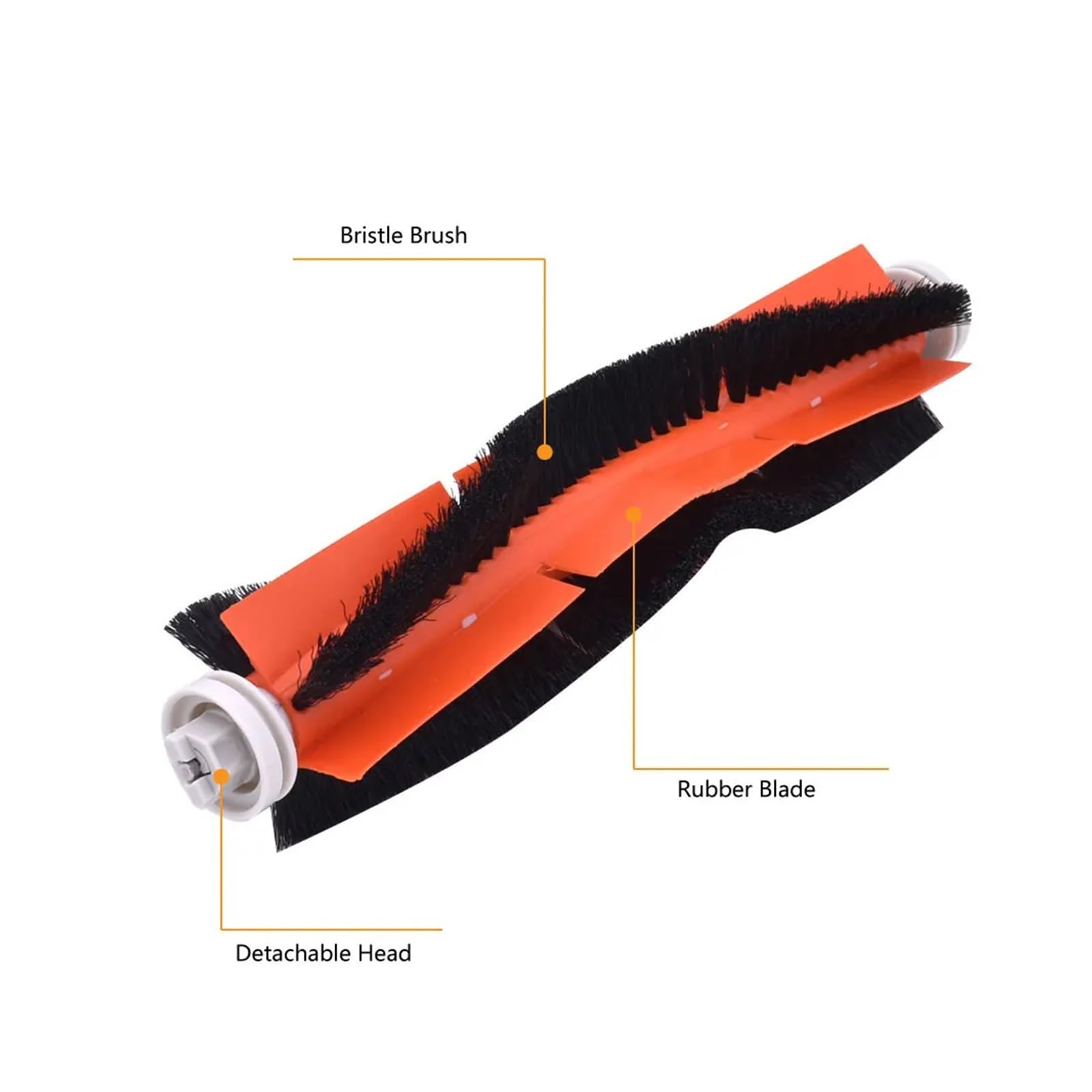 Kompatybilny z szczotką boczną filtra Koło mopa Opona kompatybilna z XIAOMI 1/1S ROBOROCK S50 S55 S6 MAXV Pure S4 E4 E35 E25 E2 Części do odkurzaczy(10pcs Side Brush Kit)