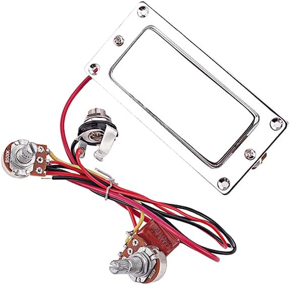 Electric Guitar Pickups Mini Sealed Double Coil Humbucker Pickup for Electric Guitar (Chrome-2)